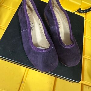 Oscar de la Renta Purple Ballet Girls Flats EU size 26 or US size 9.5‎
